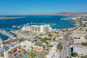 aerial photo of lot for sale in la paz