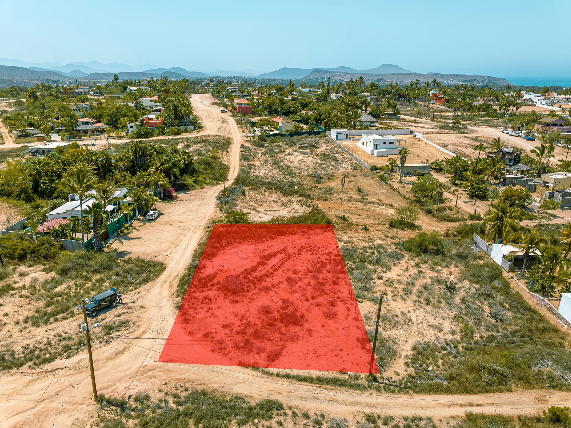 Situated in the highly coveted northeast region of Todos Santos, Lot 1 is a perfect property that offers a generous surface area of 1152.17 square meters.